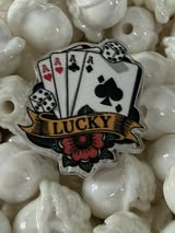 Acrylic focals double-sided bead