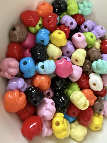 14mm paw beads