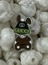 Acrylic focals double-sided bead
