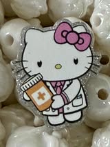 Acrylic focals double-sided bead