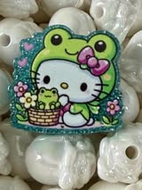 Acrylic focals double-sided bead