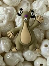 Focal silicone beads