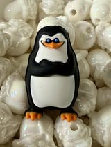 Focal silicone beads