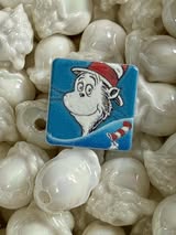 Acrylic focals double-sided bead