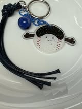 Double sided acrylic keychains