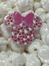 Acrylic focals double-sided bead