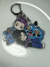 Double sided acrylic keychains