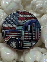 Acrylic focals double-sided bead