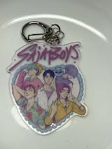 Double sided acrylic keychains