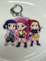 Double sided acrylic keychains