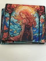 6cm stained glass double sided acrylics.