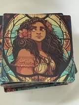 6cm stained glass double sided acrylics.