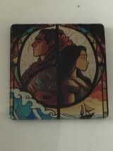 6cm stained glass double sided acrylics.