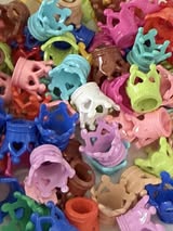 Mixed acrylic 16mm crown