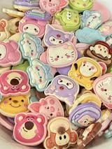 4cm 2D flat bottom charms