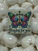 Acrylic focals double-sided bead