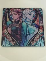 6cm stained glass double sided acrylics.