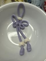 8.5” tied rope charms