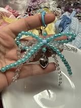 beginner glass purse/phone charms