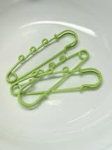 Charm safety pins