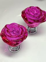 30mm glass bobbles comes with rod, nut, and bobbles
