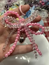 beginner glass purse/phone charms
