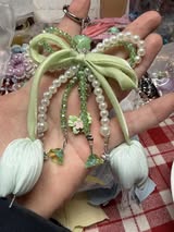beginner glass purse/phone charms