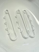 Charm safety pins