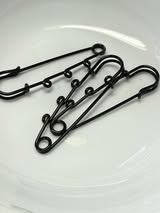 Charm safety pins