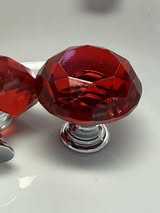 30mm glass bobbles comes with rod, nut, and bobbles