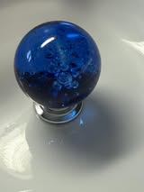 30mm glass bobbles comes with rod, nut, and bobbles