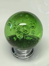 30mm glass bobbles comes with rod, nut, and bobbles