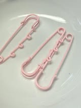 Charm safety pins