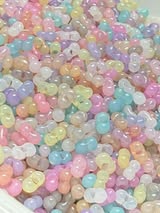 2mm Glass Peanut bead mix