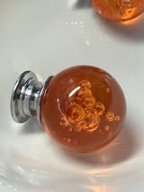 30mm glass bobbles comes with rod, nut, and bobbles