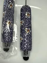 Stylus glass rhinestone with daisy inlaid gems