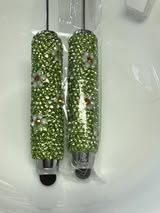 Stylus glass rhinestone with daisy inlaid gems