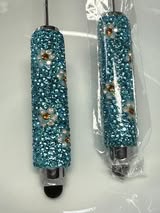 Stylus glass rhinestone with daisy inlaid gems