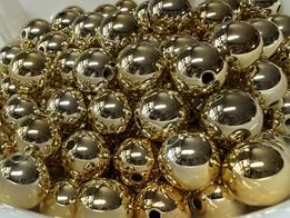 16mm metallic beads