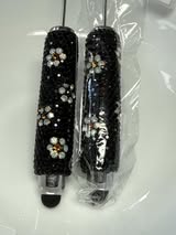 Stylus glass rhinestone with daisy inlaid gems