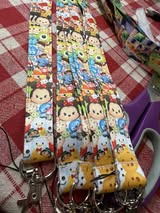Character lanyard with lobster claw clasp