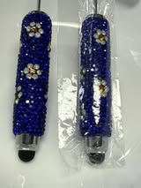 Stylus glass rhinestone with daisy inlaid gems