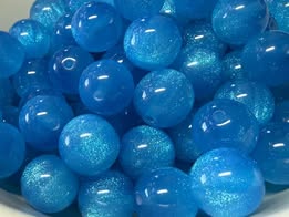 16mm galaxy resin bead