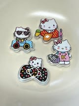 2d acrylic HK focal beads