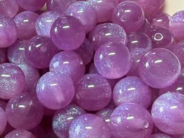 16mm galaxy resin bead