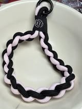 6” double looped keychains with spring ring hardware.