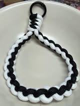 6” double looped keychains with spring ring hardware.