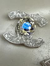 Designer LV and CC metal and rhinestone luxury beads
