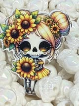 Acrylic flatbacks badge reel: Horror, spooky, Holiday, Tarot