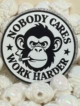 Acrylic flatback badge reel/pens: Funny, bad words, sweet, nice and cute